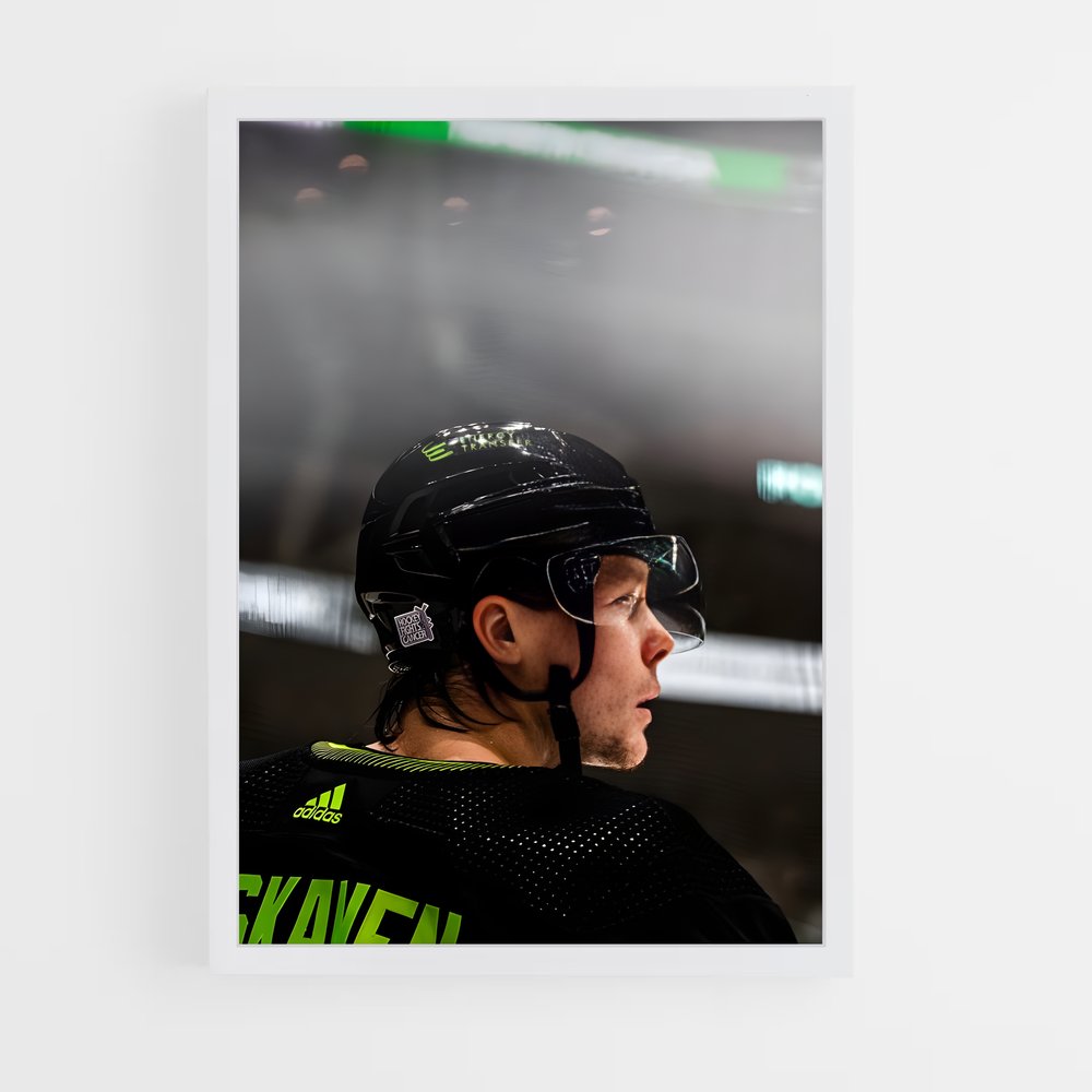 Poster Heiskanen en Action – affiche Hockey sur glace (vue 3)